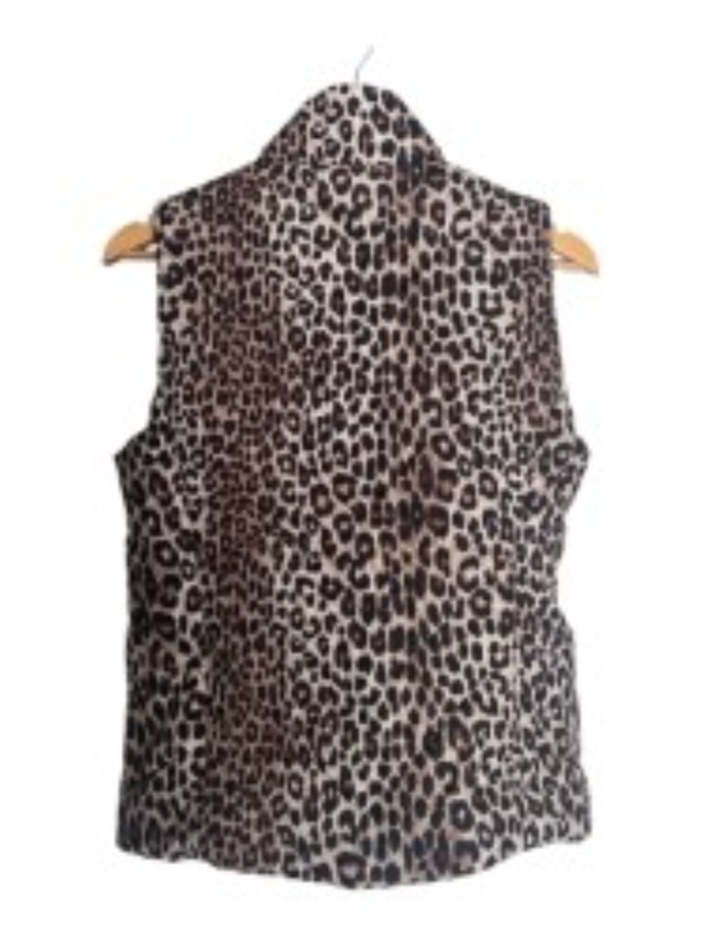 Michael Kors Leopard Print Puffer Vest Small - Picture 3 of 4